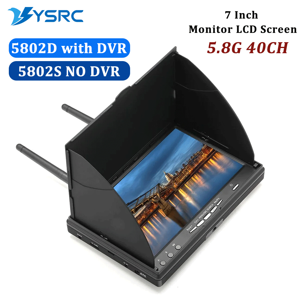 5.8G FPV DVR LS5802D, 7 inch m - Drone Controller Screen recensie en prijs